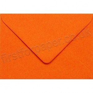 Colorset Recycled Gummed Envelopes, C6 (114 x 162mm) Deep Orange