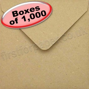 Spectrum, Fleck Kraft Recycled Envelope, 130 x 130mm - 1,000 Envelopes