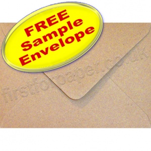 Sample Abbey, Fleck Kraft Recycled Envelope, C6 (114 x 162mm)