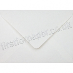 Merlin Laid, Textured Greetings Card Envelope, 125 x 175mm, White