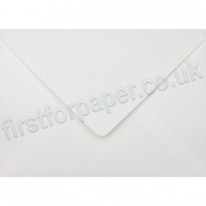 Merlin Laid, Textured Greetings Card Envelope, 133 x 184mm, White