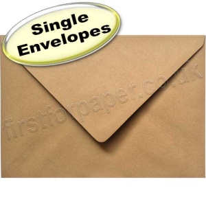 Neptune Ribbed Kraft, Greetings Card Envelope, C5 (162 x 229mm)
