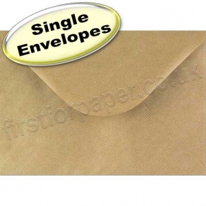 Spectrum Greetings Card Envelope, C5 (162 x 229mm), Ribbed Kraft