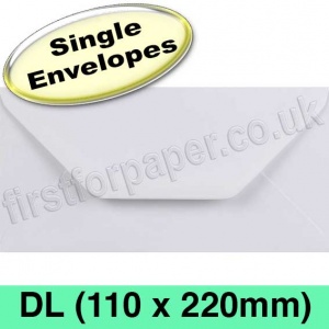 Rapid Recycled Envelope, DL (110 x 220mm), White