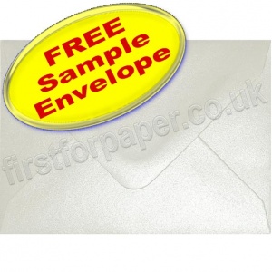 •Sample Spectrum Envelope, C7, Pearlescent Oyster White