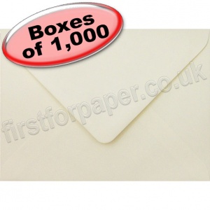 Spectrum Greetings Card Envelope, 125 x 175mm, Ivory - 1,000 Envelopes