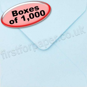 Spectrum Greetings Card Envelope, 130 x 130mm, Baby Blue - 1,000 Envelopes