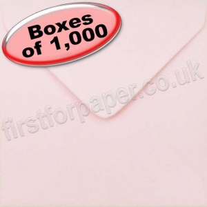 Spectrum Greetings Card Envelope, 130 x 130mm, Baby Pink - 1,000 Envelopes