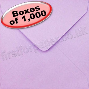 Spectrum Greetings Card Envelope, 130 x 130mm, Lilac - 1,000 Envelopes