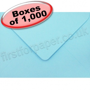 Spectrum Greetings Card Envelope, 133 x 184mm, Pastel Blue - 1,000 Envelopes