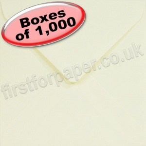 Spectrum Greetings Card Envelope, 155 x 155mm, Vanilla - 1,000 Envelopes