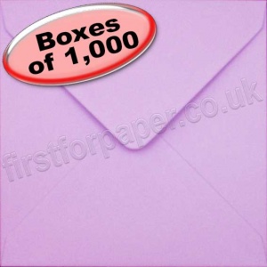 Spectrum Greetings Card Envelope, 155 x 155mm, Lilac Heather - 1,000 Envelopes