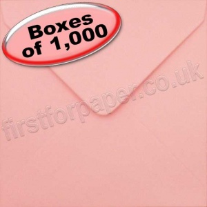 Spectrum Greetings Card Envelope, 155 x 155mm, Pastel Pink - 1,000 Envelopes