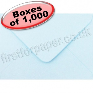 Spectrum Greetings Card Envelope, C6 (114 x 162mm), Baby Blue - 1,000 Envelopes