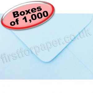 Spectrum Greetings Card Envelope, C6 (114 x 162mm), China Blue - 1,000 Envelopes