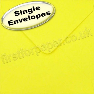 Spectrum Greetings Card Envelope, 130 x 130mm, Daffodil