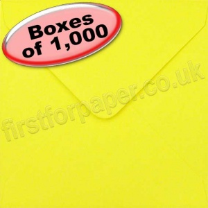 Spectrum Greetings Card Envelope, 130 x 130mm, Daffodil - 1,000 Envelopes