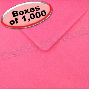 Spectrum Greetings Card Envelope, 130 x 130mm, Fuchsia Pink - 1,000 Envelopes
