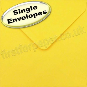 Spectrum Greetings Card Envelope, 130 x 130mm, Golden Yellow