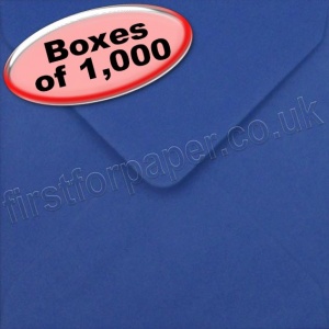 Spectrum Greetings Card Envelope, 130 x 130mm, Iris Blue - 1,000 Envelopes