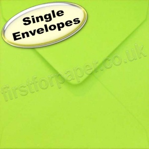 Spectrum Greetings Card Envelope, 130 x 130mm, Lime Green
