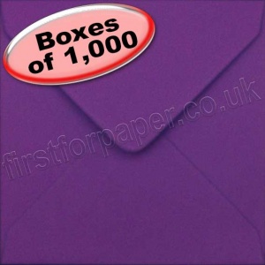 Spectrum Greetings Card Envelope, 130 x 130mm, Purple - 1,000 Envelopes