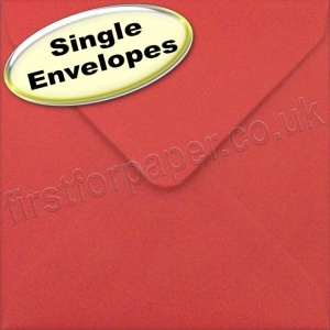 Spectrum Greetings Card Envelope, 130 x 130mm, Scarlet Red