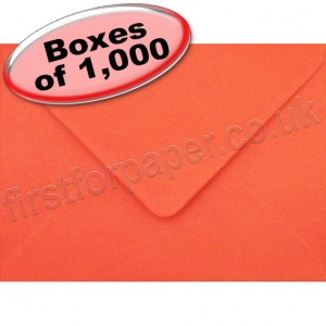 Spectrum Greetings Card Envelope, 133 x 184mm, Poppy Red - 1,000 Envelopes