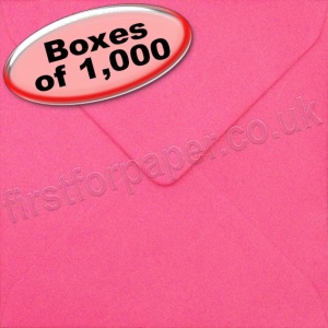 Spectrum Greetings Card Envelope, 155 x 155mm, Fuchsia Pink - 1,000 Envelopes