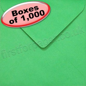 Spectrum Greetings Card Envelope, 155 x 155mm, Festive Green - 1,000 Envelopes