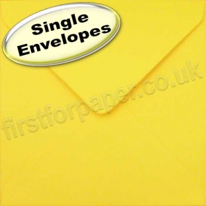 Spectrum Greetings Card Envelope, 155 x 155mm, Golden Yellow
