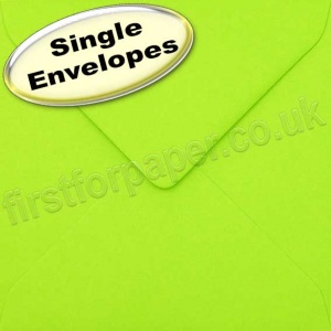 Spectrum Greetings Card Envelope, 155 x 155mm, Lime Green