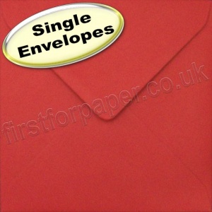Spectrum Greetings Card Envelope, 155 x 155mm, Scarlet Red