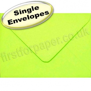 Spectrum Greetings Card Envelope, C6 (114 x 162mm), Lime Green