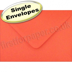 Spectrum Greetings Card Envelope, C6 (114 x 162mm), Poppy Red