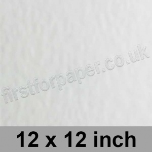 Enstone, One Sided Hammer Embossed, 115gsm, 305 x 305mm (12 x 12 inch), Bright White