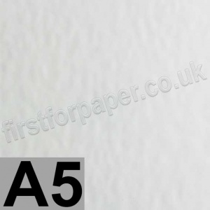 Enstone, One Sided Hammer Embossed, 280gsm, A5, Bright White
