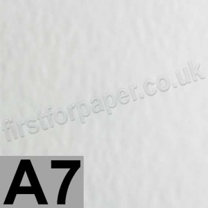 Enstone, One Sided Hammer Embossed, 115gsm, A7, Bright White