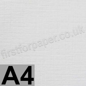 Enstone, One Sided Linen Embossed, 280gsm, A4, Bright White