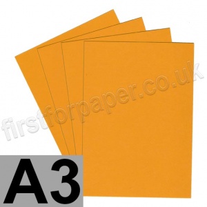 Extract Recycled, 130gsm, A3, Mustard - 100 sheets