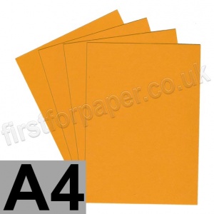 Extract Recycled, 130gsm, A4, Mustard - 200 sheets