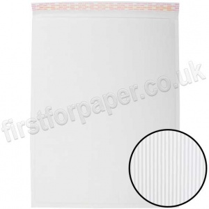 EzePack, White Corrugated Padded Bags, Internal Size 470 x 350mm (K/7)