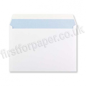 OfficeCom Peel and Seal Business Envelopes, White, C5 100gsm - Box of 500