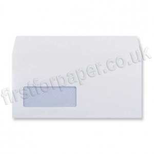 OfficeCom Self Seal Business Window Envelopes, White, DL 90gsm - Box of 1000