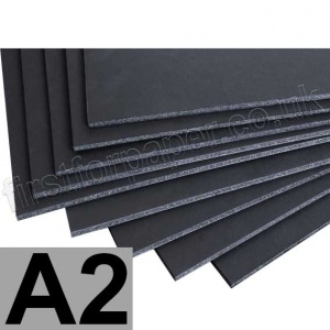 A2, Black 5mm Foam Board