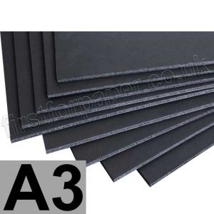 A3, Black 5mm Foam Board