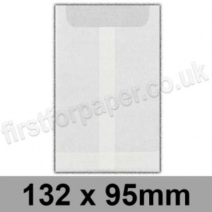 EzePack, Glassine Bag, 132 x 95mm - Box of 1,000