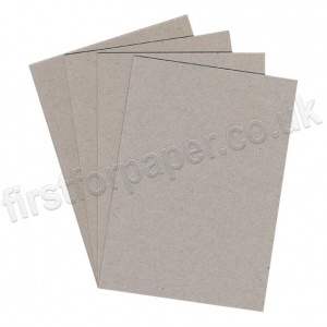 Greyboard Offcuts, 500mic, Size approx A5 - 50 sheets