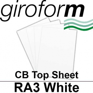 Giroform Carbonless NCR, CB80, Top Sheet, RA3, 80gsm White - 500 Sheets