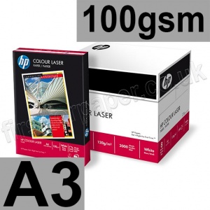 HP Colour Laser, 100gsm, A3 - 2,000 sheets